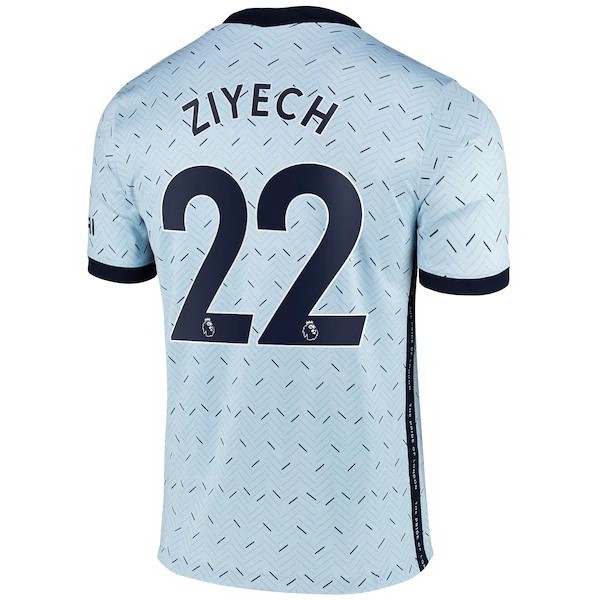 Camiseta Chelsea NO.22 Ziyech 2ª 2020-2021 Azul